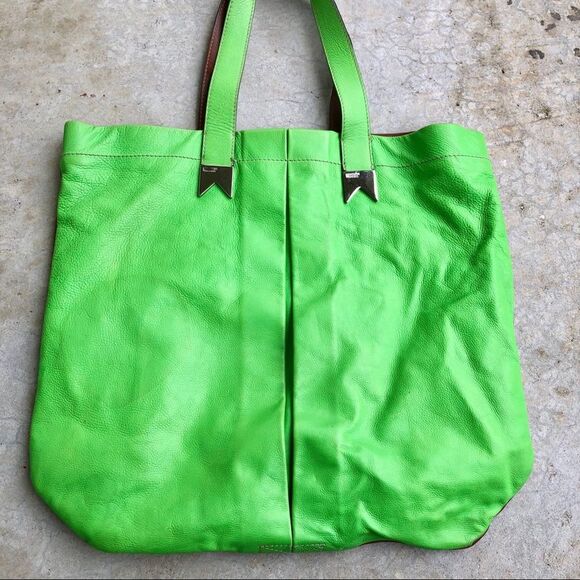 Meredith Wendell Mullet two tone leather tote bag - Picture 3 of 8